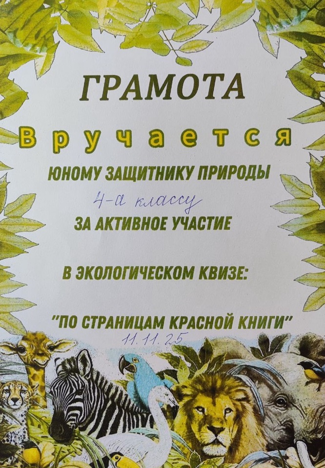 Экологический квиз